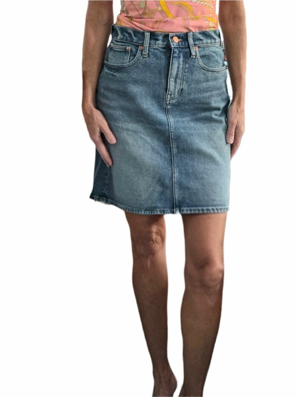NWT. J.CREW Denim Skirt